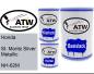 Preview: Honda, St. Moritz Silver Metallic, NH-62M: 500ml Lackdose + 500ml Klarlack + 250ml Härter - Set, von ATW Autoteile West.